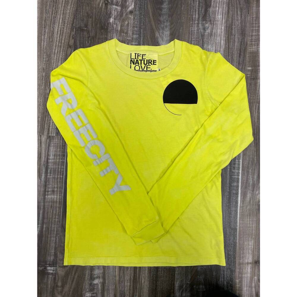 NEW FREECITY men's longsleeve in highlighter